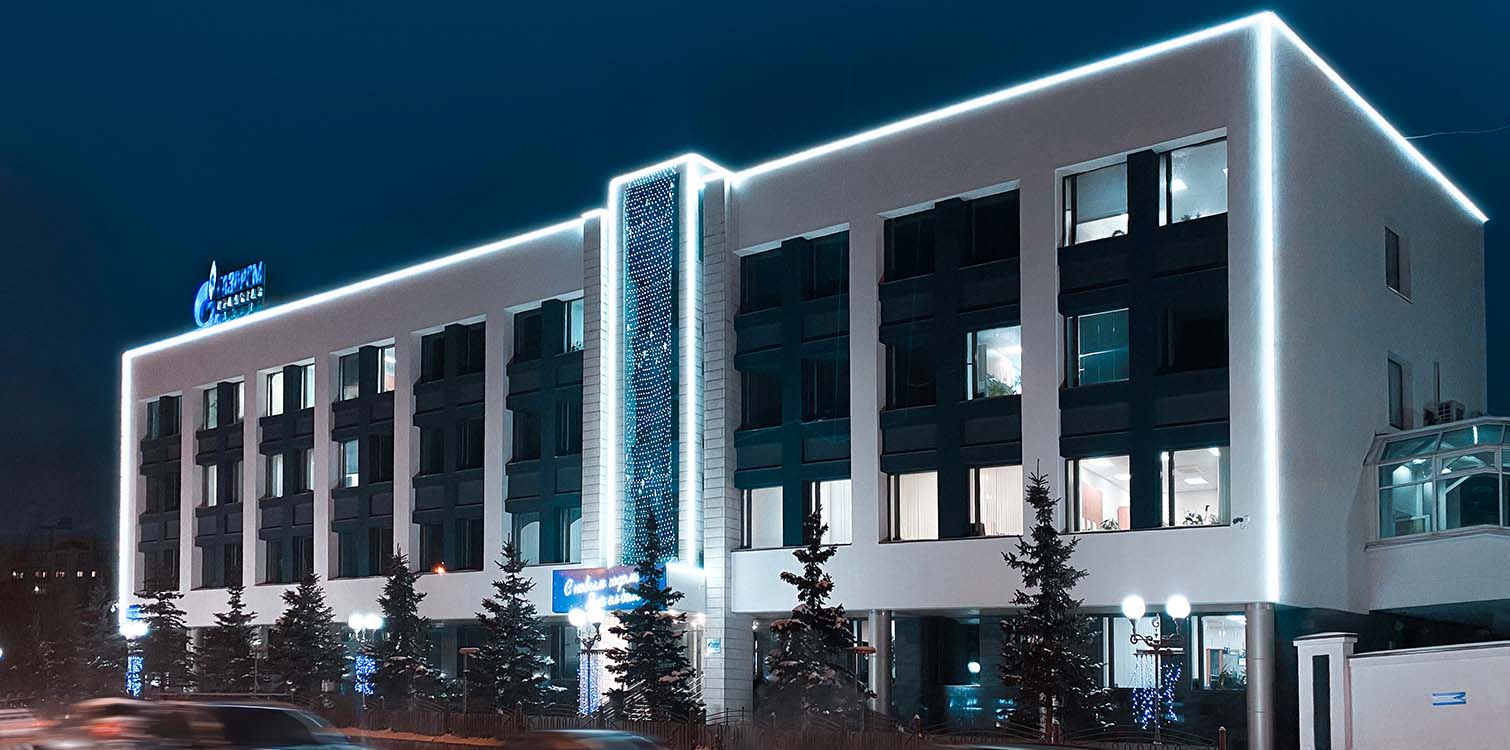 Архитектурно-художественная подсветка «Газпром Казань»