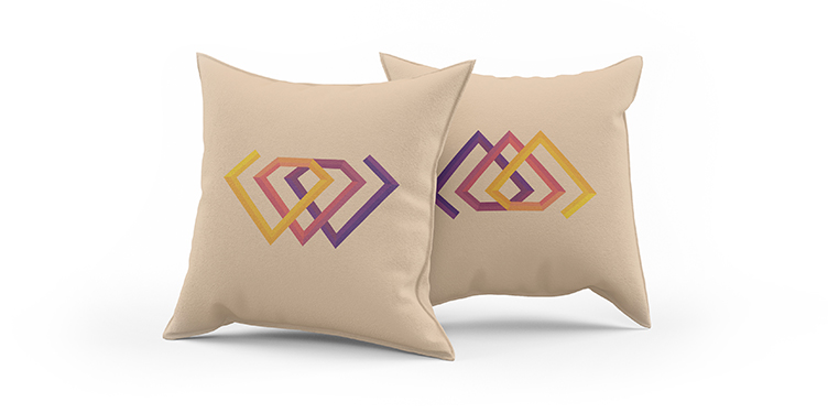 Брендированные подушки с логотипом