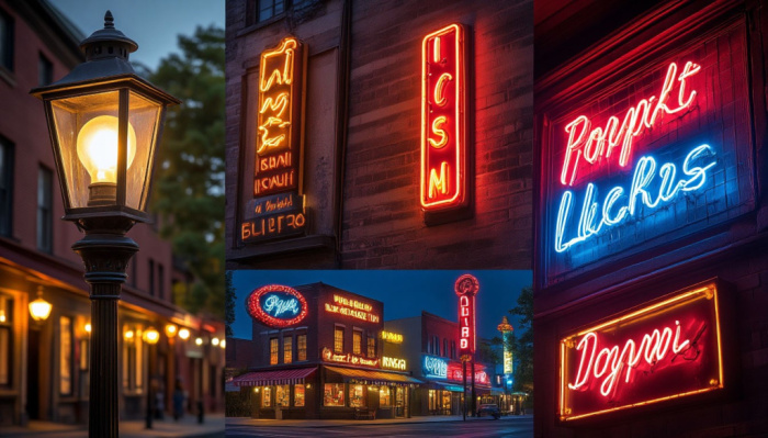 История световых вывесок: как технологии освещения изменили городские пейзажи
