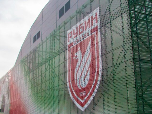 Визуальный облик для футбольного манежа «Рубин»