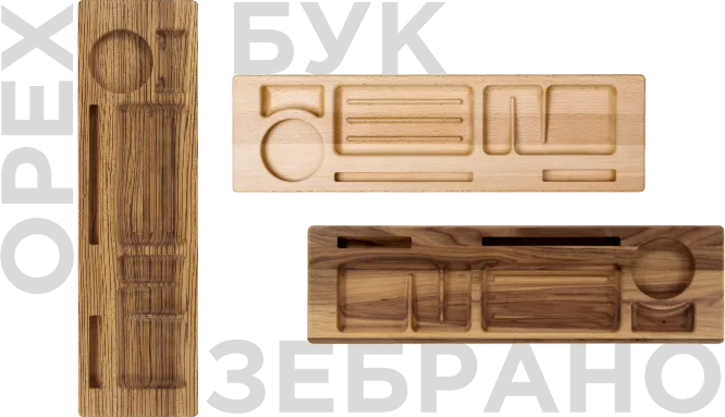 Типовые изделия из дерева
